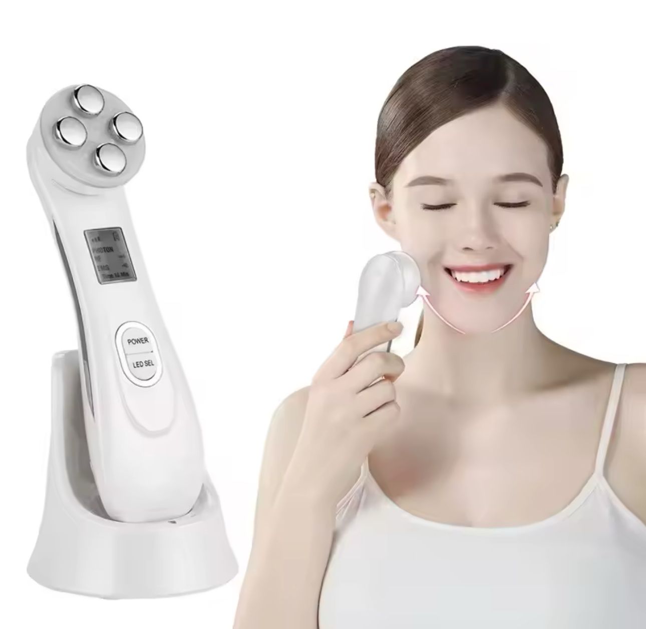 ELECTROPORADOR FACIAL IONES LED GALVANIC