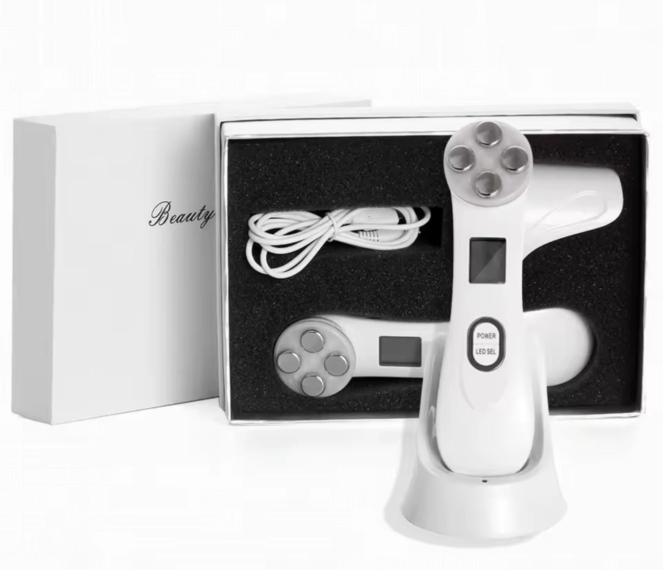 ELECTROPORADOR FACIAL IONES LED GALVANIC